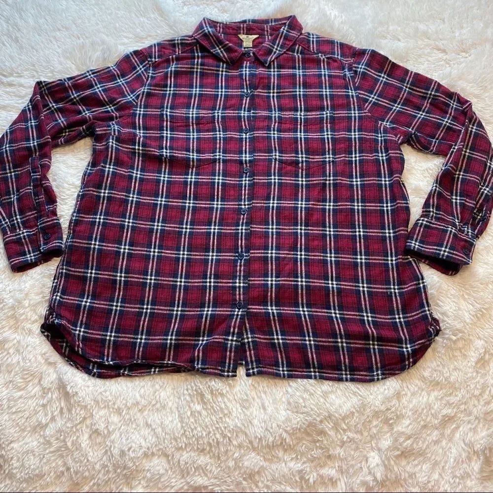 WoolrichβPlaidΒ LongβSleeveβButtonβDownβShirtβSizeβXXL